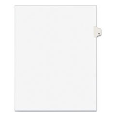 INDEX,LTR,SIDE6,25/PK,WHT